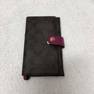 Coach wristlet, phone wallet